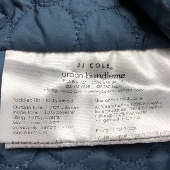 JJ Cole Urban Bundle Me Infant BOTTOM ONLY Gray Blue Carrier Cover - Picture 4 of 7